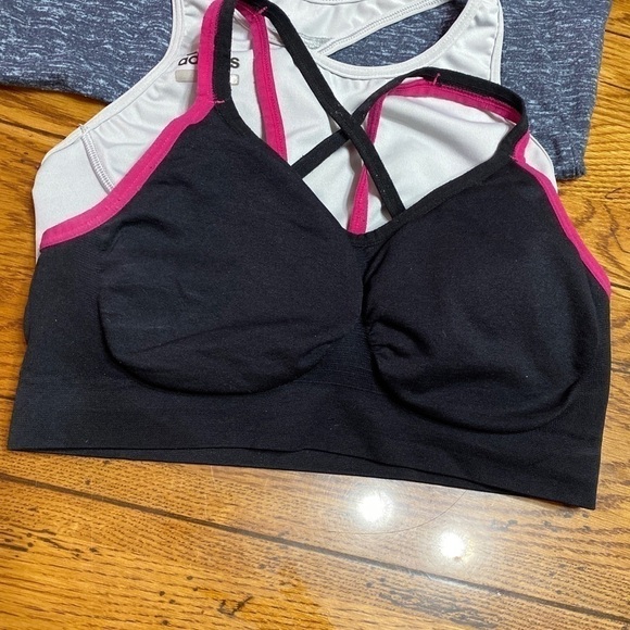 ADIDAS Medium Tank, Small Bra, 2  Bras Racerback-2 - Picture 5 of 9